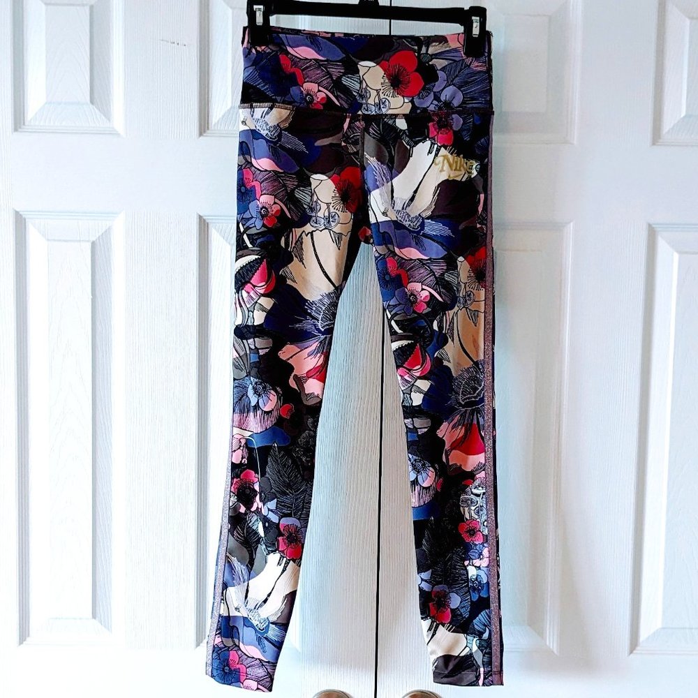 NIKE Women's Dri-Fit Running Leggings  Size S  Multi-Colored NWOT